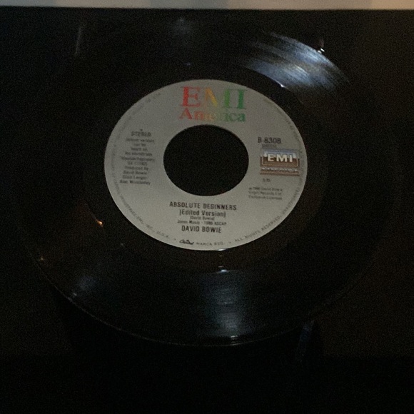 DAVID BOWIE "ABSOLUTE BEGINNERS" 1986 EMI AMERICA 45RPM PIC SLEEVE - VINYL - Picture 3 of 4
